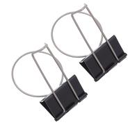 SUPVOX Porte-gobelet à Pince Longue Lot de 2 pour Bureau, Support Multifonctionnel Anti-déversement pour Tasse, Bouteille et Canette, Fixation Bord de Table, Accessoires de Rangement