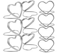 SUPVOX Porte-Numéros de Table de Restaurant en Métal Lot de 10 Porte-Photos pour Centres de Table Supports Créatifs pour Mariage Romantique pour Plan