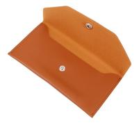 SUPVOX Portefeuille à Bouton en PU Marron Réutilisable Élégant pour Homme Format Enveloppe Grand Capacité pour Budget et Monnaie pour Usage Quotidien et Voyages d'affaires