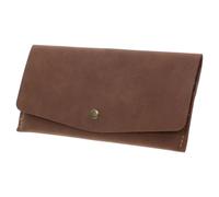 SUPVOX Portefeuille en Similicuir Marron Clair Pliable, Porte-Cartes Multifonction Compartiments et Reçus, Portefeuille Compact Unisexe pour Gestion Budgétaire et Usage Quotidien