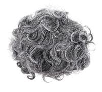 SUPVOX Postiche De Vieille Dame Grise Bouclée Pour Femme Et Fille, Postiche Costume Cosplay, Accessoire Spectacle Et Fête