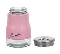 SUPVOX Pot à Épices en Verre Couvercle Inoxydable 2pcs Cuisine et Barbecue, Facile à Laver, Stockage du Sel Épices