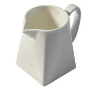 SUPVOX Pot à Lait en Porcelaine 230 Ml Blanc Pur Bec Verseur, Petit Crémier Céramique pour Café, Thé et Sauces, Pichet Minimaliste pour Maison Cuisine, Service Élégant