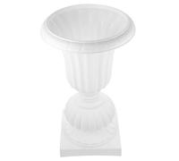 SUPVOX Pot de Fleur Blanche Décorative Résine Jardinière Retro pour Plantes Dintérieur et Extérieur Cache Pot Élégant pour Mariage et Décoration Maison