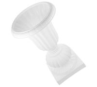 SUPVOX Pot de Fleur Blanche Résine Jardin et Balcon Urne Décorative Vintage pour Plantes Vertes et Fleurs Cache Pot Extérieur et Intérieur Décoration Maison et Événements