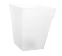 SUPVOX Pot De Fleurs Lumineux Solaire Pour Jardin Avec Lampe Intégrée Jardinière Décorative Extérieure