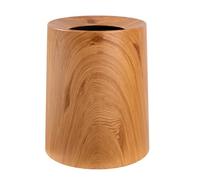 SUPVOX Poubelle à Effet Bois sans Couvercle Conteneur à Déchets Ménagers Design Simple Cuisine et Chambre