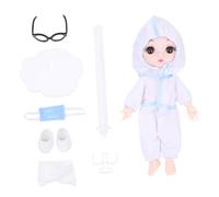 SUPVOX Poupée Infirmière de Simulation Modèle Médecin 17 Cm Jouet de Poupée pour Garçon et Filles Accessoire Éducatif Design Créatif Toucher Confortable Jeu de Rôle Apprentissage