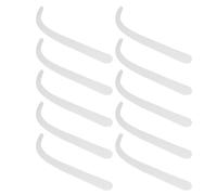 SUPVOX Présentoir à Boucles D’Oreilles en Acrylique Transparent 10 Pièces Support D’Organisation pour Clous D’Oreilles Accessoire Pratique pour Essayer et Exposer Bijoux sans Essai