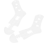 SUPVOX Présentoir à Chaussettes Acrylique Transparent 2 Pièces Modèles Creux à Tricoter Soi-Même Outils DIY pour Tricotage et Blocage Forme Ajustable pour Chaussettes au Crochet