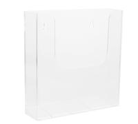 SUPVOX Présentoir Mural A5 en Acrylique Transparent, Étagère de Rangement Bureau Compacte, Porte-brochures et Dossiers pour Organisation Administrative et Gestion Documentaire