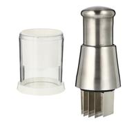 SUPVOX Presse-ail Manuel en Inox 16x6 Cm, Mini Hachoir à Légumes Portable Facile à Nettoyer, Coupe-ail Multifonction Cuisine, Accessoire Pratique pour Trancher Ail et Couleur Aléatoire