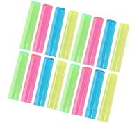 SUPVOX Protège-mine de Crayon en Plastique Transparent Coloré, Lot de 200 Capuchons de Rechange, Prolongateur pour Crayons de Couleur, Accessoires de Papeterie pour Couleur Aléatoire