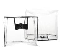 SUPVOX Protège-Valise Transparent en PVC 2pcs pour Valise Grosse, Housse de Bagage Résistante à l'eau la Poussière, pour Voyage Pratique
