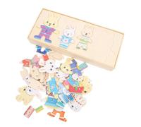 SUPVOX Puzzle Bois Éducatif Animal pour Garçon Fille Jeu Encastrements Bois avec Design et Surface Lisse Cadeau pour Garçons et Filles