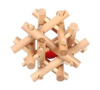 SUPVOX Puzzle Bois Éducatif pour Garçon Fille et Adultes Éveil Bois Naturel Jeu de Réflexion Cérébrale Cadeau Garçon Ans Puzzle pour Développement Intellectuel