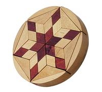 SUPVOX Puzzle Bois Éducatif Vintage pour Garçon Fille de Reconnaissance des Formes Matériel Naturel Sécurité Anti-Ingestion Exercice Cognitif pour Garçon et Fille