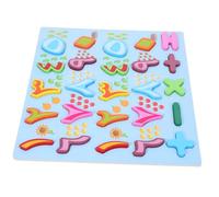 SUPVOX Puzzle Bois Montessori pour Garçon Fille Jeu Éducatif de Reconnaissance des Lettres Arabes et Chiffres Développement Motricité Fine et Pensée Dapprentissage Précoce pour Tout