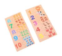 SUPVOX Puzzle Éducatif Montessori Chiffres Colorés Jeu Tactile pour Apprentissage Reconnaissance Numérique Pédagogique Maternelle pour Ans Outil Interactif pour Compter et