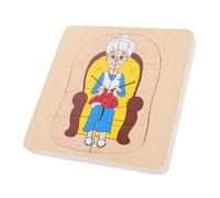 SUPVOX Puzzle en Bois Multicouches Montessori Corps Humain pour Garçon Et Filles, Jouet Éducatif Développement Cognitif, Plateau Puzzle Cycle De Vie, Éveil Sensoriel pour Tout-Petits