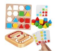 SUPVOX Puzzle Labyrinthe en Bois pour Seniors Activités Cognitives Portables Amélioration Mémoire et Coordination Jeu d'Interaction Familiale