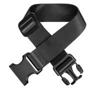 SUPVOX Rallonge de Bandoulière Réglable en Polyester Noir Sangle Unie pour Paquet à Main et Paquet à Dos Accessoire Polyvalent pour Usage Quotidien et Remplacement Pratique