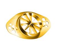 SUPVOX Râpe à Oignons Verts Manuelle en Acier Inoxydable 304, Trancheuse Cuisine Dorée, Outil Compact pour Émincer et Râper Rapidement les Légumes, Ustensile Pratique pour Usage