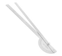 SUPVOX Rapporteur à Bras Articulé en Acier Inoxydable 30 CM Rapporteur Travail du Bois Outil de Mesure D’Angle Précis pour Menuiserie et Construction Règle Métallique Solide et