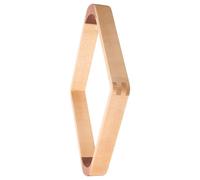 SUPVOX Râtelier à Boules de Billard en Bois Massif pour Billard Américain 9 Boules, Cadre en Forme de Diamant 19,3 X 19,3 Cm, Support Solide Bord Lisse, Accessoire pour Salle de Loisirs