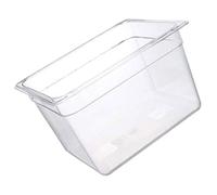 SUPVOX Récipient Transparent pour Cuisson Basse Température 11l en Plastique Réutilisable, Boîte de Rangement Hermétique pour Mijoteuse, Accessoire Cuisine Polyvalent, Adapté la Cuisson