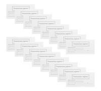 SUPVOX Registres de Chèques Personnels 20 Paquets Carnet 4 à 8 Feuilles pour Vérification des Comptes Personnels en Contexte Professionnel