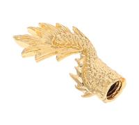 SUPVOX Règle de Recherche de Dragon de cuivre Chasseur de Laiton kit fantôme Baguettes à Eau divinatoires Baguette de sourcier détecter Un trésor d'eau et d'or Outils divinatoires Doré