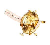 SUPVOX Régulateur en Métal Doré pour Brûleur de Lampe à Pétrole Vintage Socle de Mèche 4 Griffes Large Accessoire Réglable pour Lampe à Huile Ancienne Rétro Usage Intérieur Décoratif