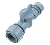 SUPVOX Répartiteur Eau Voies avec Raccord Rapide Pouce Connecteur Tube Plastique Abs Installation pour Arrosage et Lavage Voiture Léger et Portable pour Usage Domestique