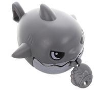 SUPVOX Requin Plastique pour Garçon Fille Mini Vibrant à Tirette Pendentif Porte-clés Multifonction pour Sac à Dos Charmant Animal Marin Gris