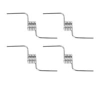 SUPVOX Ressorts de Porte Conception à Cinq Spires Lot de 4 en Acier Argenté Fiabilité Longue Durée et Ajustement Précis pour Accessoires Frigo pour Porte de Réfrigérateur