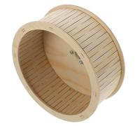 SUPVOX Roue d'exercice en Bois Silencieuse pour Hamster Double Roulement Anti-Bruit 22 Cm, Solution Anti-Stress pour Cage De Petits Animaux comme Chinchillas Et Cochons d'Inde