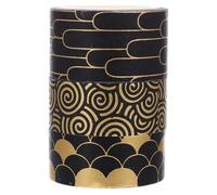 SUPVOX Ruban Adhésif Décoratif Washi 3 Rouleaux Ruban en Papier Japonerie Motif Nuage Doré Multi-Usages pour Scrapbooking Décoration D’Agendas Albums Photos et Emballages Présents