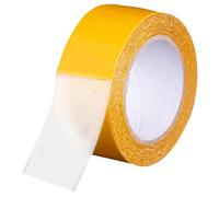 SUPVOX Ruban Adhésif Double Face en Tissu 5 Cm X 10 M, Adhésif Multifonction pour Tapis et Plancher en Bois Franc, Rouleau de Colle Haute Résistance pour Fixation et Réparation