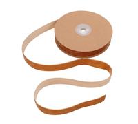 SUPVOX Ruban Floqué Uni Non Extensible 2 Cm X 10 M, Ruban Décoratif Souple pour Loisirs Créatifs, Confection de Nœuds et Emballages Présents, Couleur Café, Accessoire Bricolage