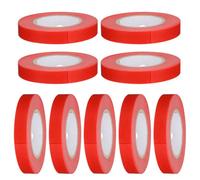 SUPVOX Ruban pour Serrage en PVC Lot de 10 Rouleaux Rouge 30 m Adhésif Facile pour Fixation Solide des Tomates Et Plantes D'extérieur
