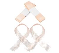 SUPVOX Rubans Élastiques de Ballet Invisibles Extensibles et Confortables 4 Pièces Accessoires pour Chaussures de Pointe pour Ballerines en Répétitions et Théâtres