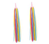 SUPVOX Rubans Guidon Garçon Fille Colorés Accessoires Scooter Streamers Polyester Décoration Fun pour Garçon Fille