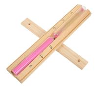 SUPVOX Sablier de Sauna 15 en Bois Résistant à la Chaleur Minuterie Traditionnelle pour Spa Sablier Rose pour Contrôle Précis des Séances de Sauna