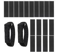 SUPVOX Sangle de Fixation Anti-Chute Réglable pour Bottes Hautes Autocollants Antidérapants Accessoires pour Bottes sur Mesure Lot de 2 set de Sangles 18 Patchs Usage Extérieur et