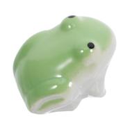 SUPVOX Sculpture Flottante de Poisson Céramique pour Aquarium Décoration Originale pour Jardin et Étang Figurine Animalier Adorable Petite Grenouille Accessoire Décoratif pour Aquarium et