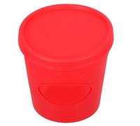 SUPVOX Seau à Popcorn en Silicone Alimentaire Épaissi, Couleur Rouge, 1 Pièce, Bol Réutilisable pour Snacks, Soirée Cinéma et Fêtes, Contenant Résistant et Léger pour Pop-corn
