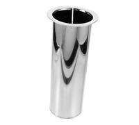 SUPVOX Seau Inoxydable pour Brochettes Barbecue avec Poignée Support de Rangement Portable et Tube à Brochettes pour Camping Inox Adapté Aux Grillades Extérieur