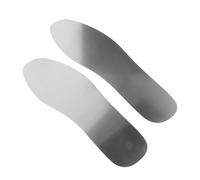 SUPVOX Semelles Intérieures en Acier Inoxydable Anti-Perforation Protection Anti-Clous Taille 44 Semelles de Chaussures pour Hommes et Femmes Adaptées à la Randonnée Travail