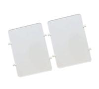 SUPVOX Séparateur en Plastique pour Paquet de Plage 2 Pièces Plateau Étanche et Bordure Blanche, pour Organiser Fournitures de Plage et Piscine